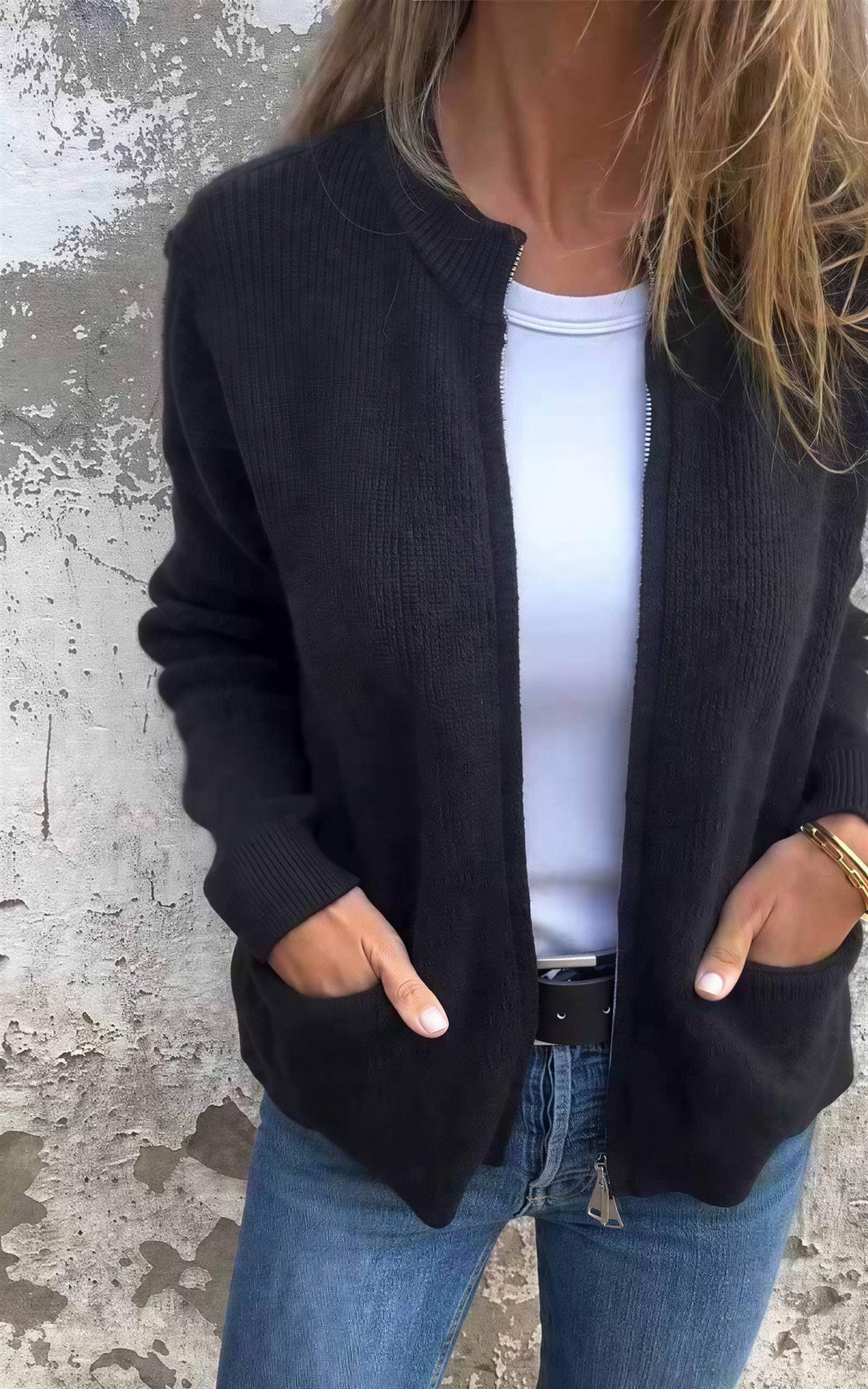 Blødt chunky strikstof