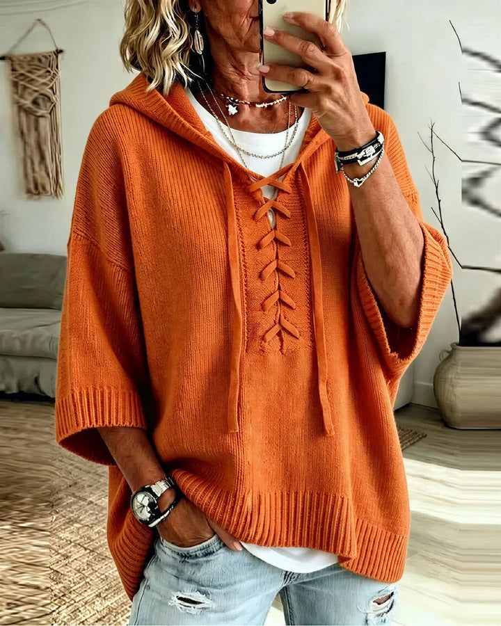 Hættesweater i flere farver