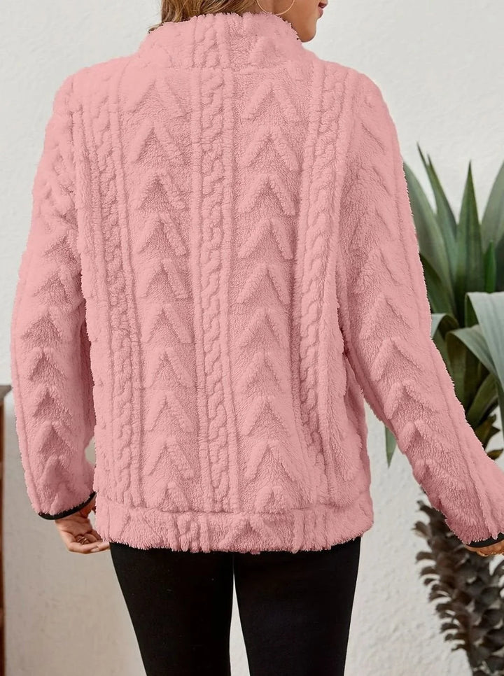 Pink fleecepullover set bagfra