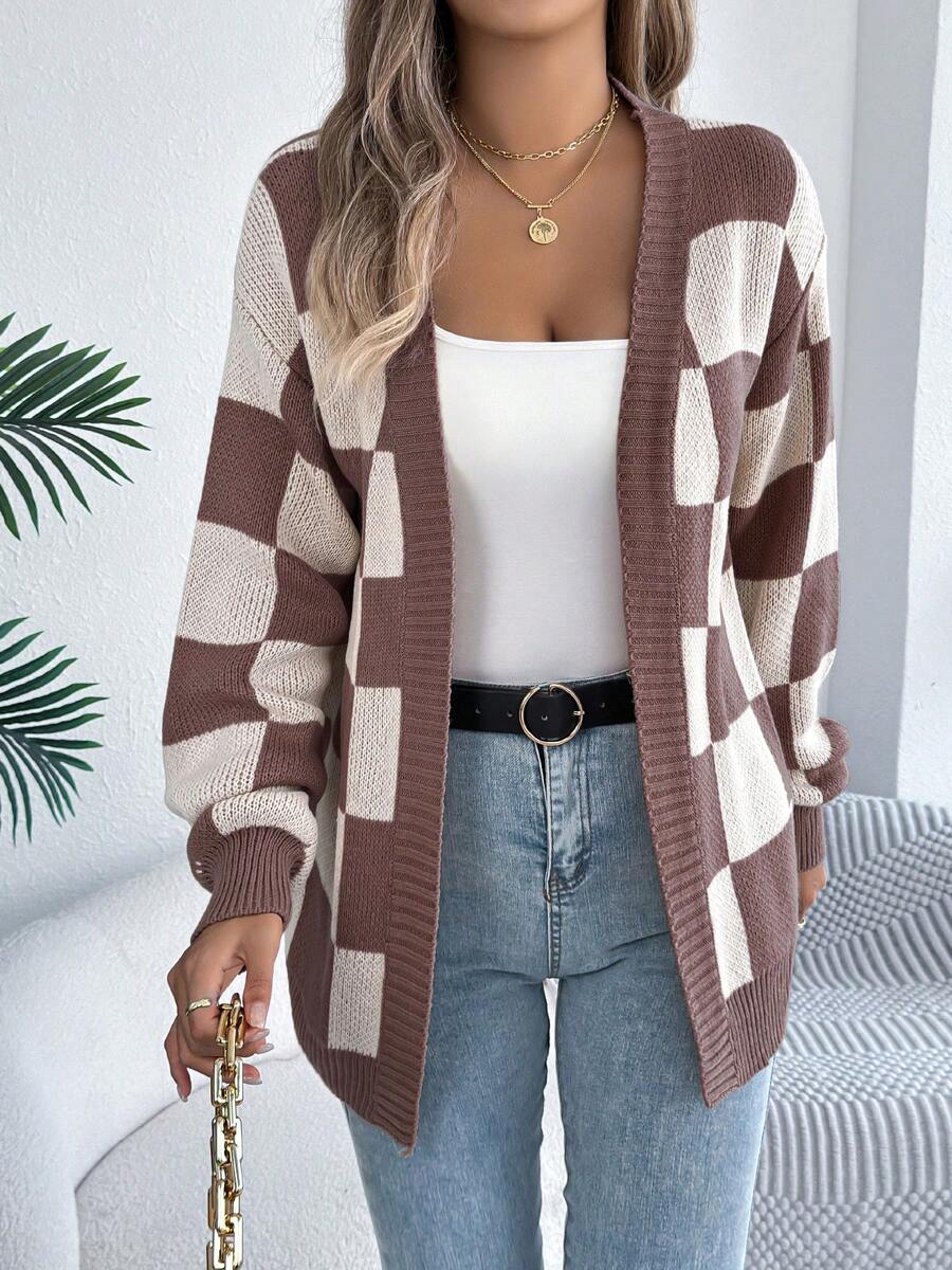 Cardigan i to farver