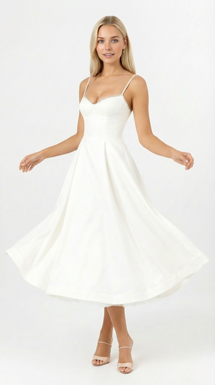 Kvinders Midi Kjole Sort Størrelse M Tyl