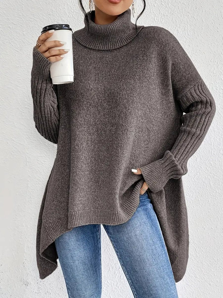 Rullekravetrøje til leggings og jeans